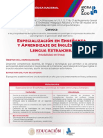 Especializacin - EnseanzaInglsLenguaExt 3