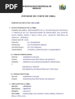 2 Informe de Corte de Obra 30docx