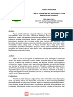 Akses Dan Mutu Pendidikan Di Papua