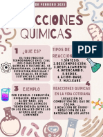 Poster Cartel Actividades Feria de Ciencias Informativo Rosa Pastel