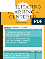 Facilitating Learning - Centered