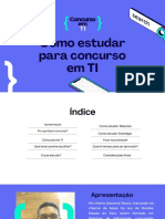 Concurso em TI: Como estudar para aprovação