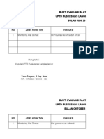 Evaluasi Alat Genset Puskesmas