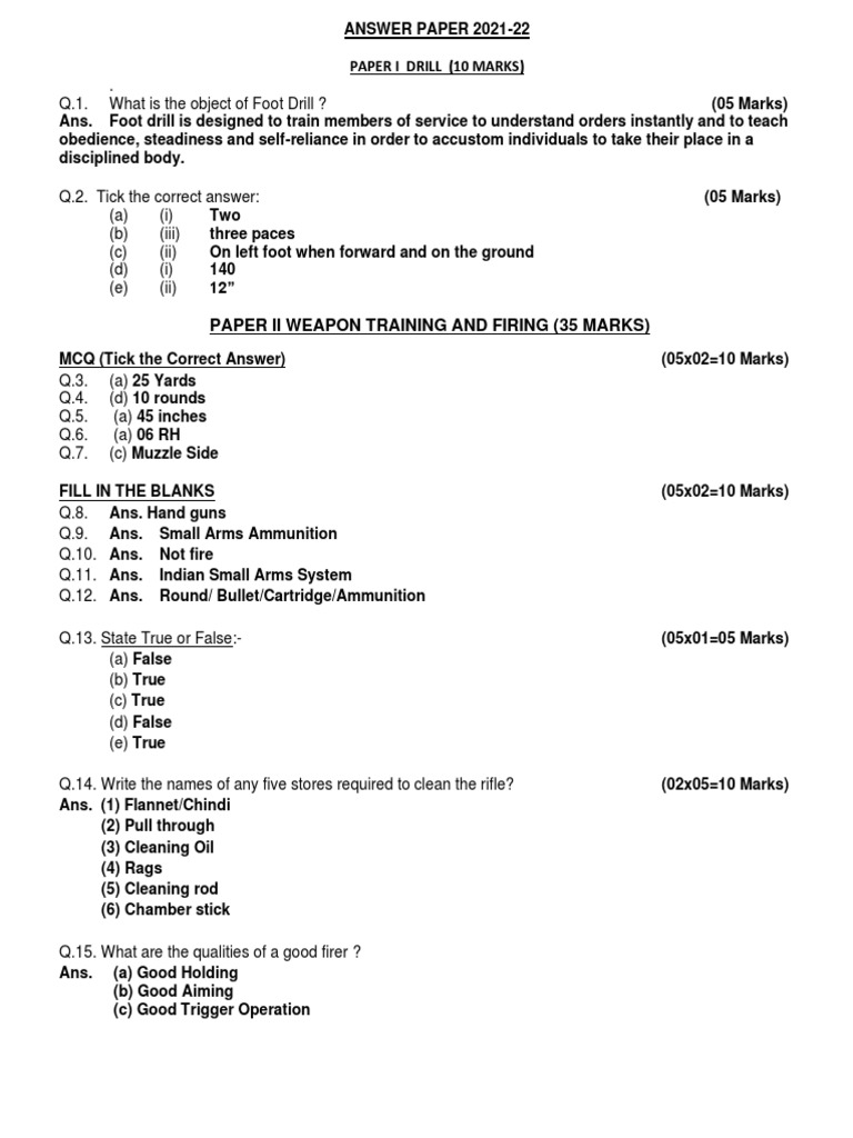 Answer For First 3 Part | PDF