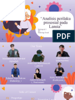 Psikologi Sosial: Perilaku Prososial Pada Lansia