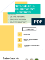 Psicología de La Rehabilitación y Adicciones