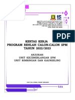 Kertas Kerja Rehlah Calon SPM