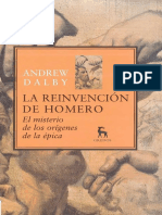 La Reinvención de Homero, Dalby