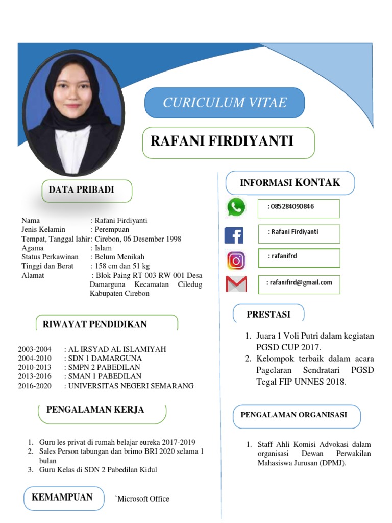 Ijazah dan Transkrip Rafani Firdiyanti | PDF