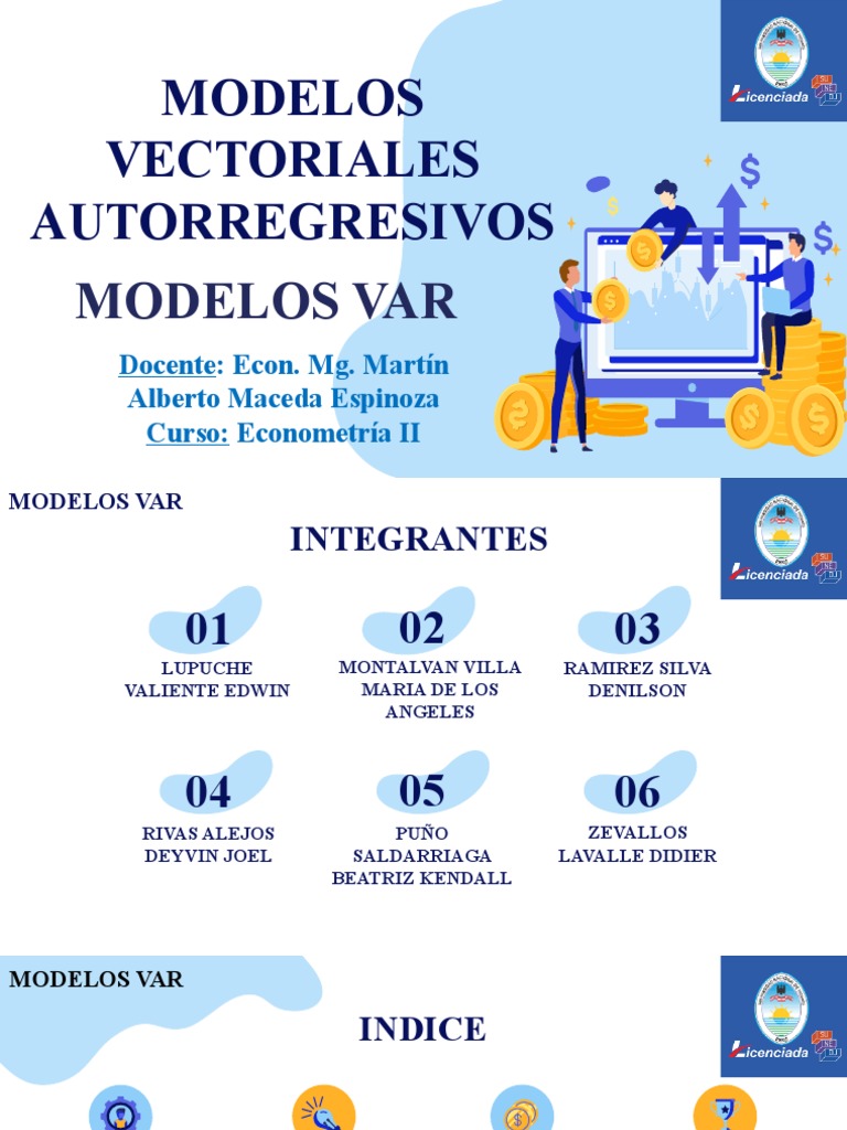 Modelos VAR en Econometría II | PDF | Ecuaciones | Matriz (Matemáticas)