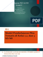 Pembelajaran PKN di SD Modul 9