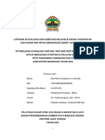 Laporan Aktualisasi Optimalisasi Konseling Tentang 1000 Hari Pertama Kehidupan Untuk Mencegah Stunting