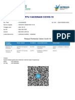 Kartu Vaksinasi Covid-19: Riwayat Pemberian Vaksin Covid-19