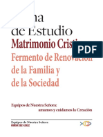 2021-2022 Tema Estudio Matrimonio Cristiano+Fermento+de+Renovacion+de+la+Familia+y+de+la+Sociedad+