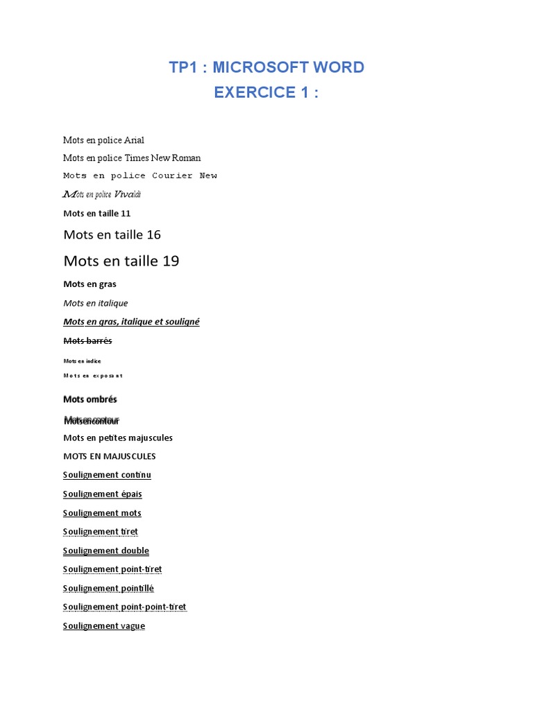 Mise en forme avancée sur Word | PDF | Informatique | Informatique