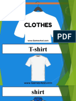 Clothes PowerPoint Lesson