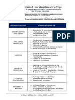 Lineas de Investigación Ing. Industrial