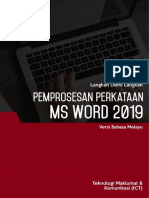 Word Processing (Microsoft Word 2019) Level 2 BM