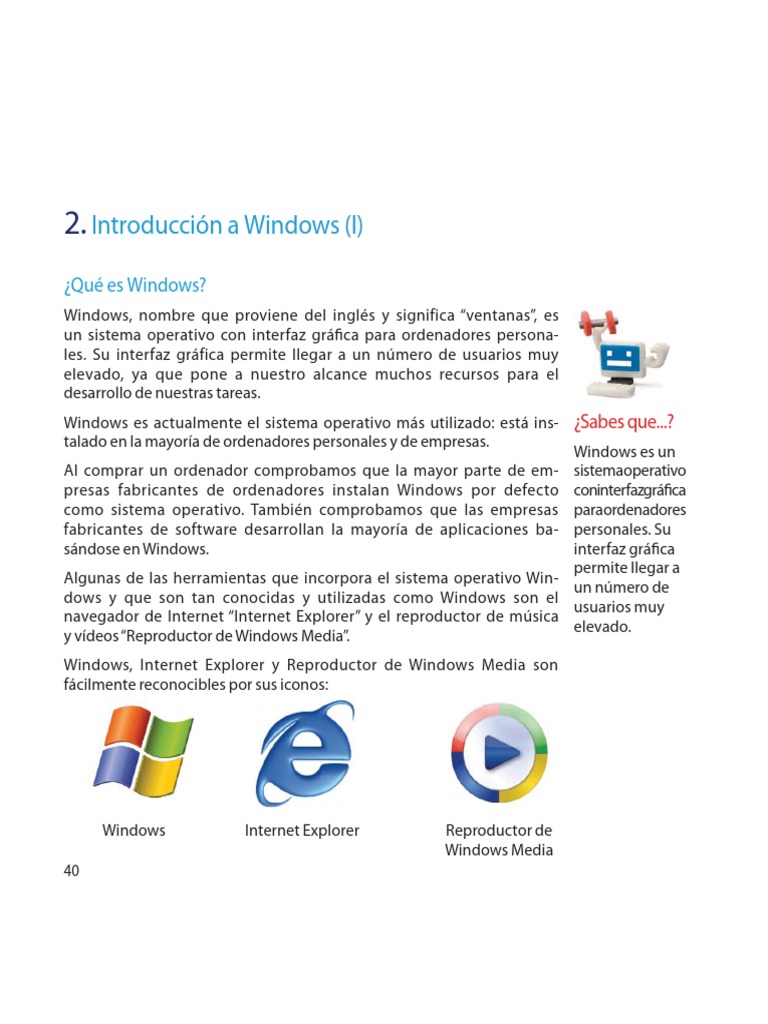 Introduccion - Al - Windows - 1 | PDF | Ventana (informática ...