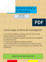 Lineas de investigacion DICYT