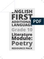 GR 10 Term 1 2019 EFAL Resource Pack Poetry