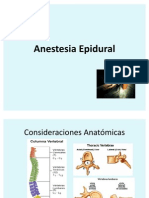 Anestesia Epidural