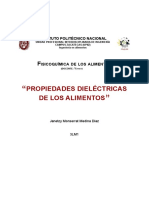 Práctica 5 - Propiedades Dielectricas de Los Alimentos