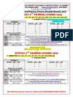 Matric Pairing Scheme 2023 by Bimillah Academy 0300-7980055