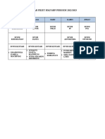 Daftar Piket HMJ MSP Periode 2022-2023