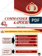 Paparan Commander Wish Kapolri