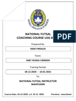Log Book National Futsal Coaching Course 2020 (Sidik Firdaus - Cirebon)