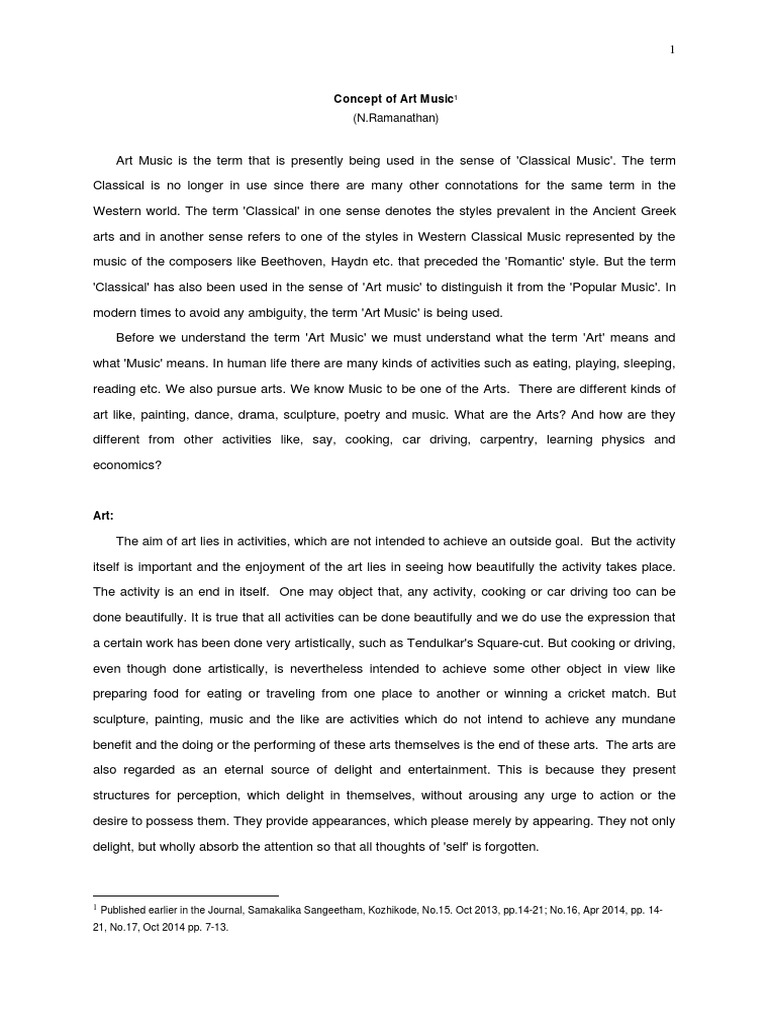 What Does The Concept Of Art Mean