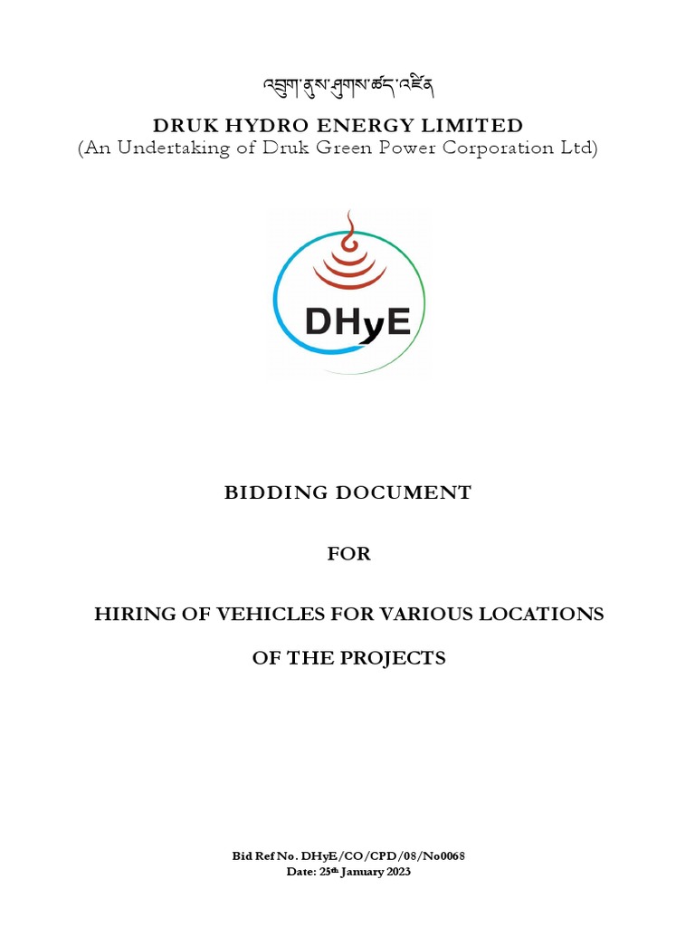 dhye-bidding-document-for-hiring-of-vehicle-issued-download-free-pdf