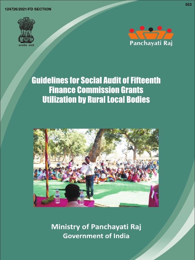 English - Social Audit Guidelines | PDF