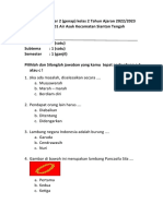 Soal Kls 2 Tema 1 Subtema 1