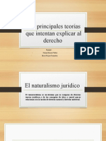 Las Principales Teorías Que Intentan Explicar Al Derecho