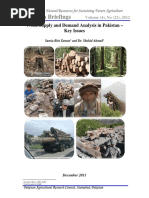 Wood Supply and Demand Analysis in Pakistan - Key Issues