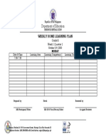 MG Weekly Home Learning Plan Template