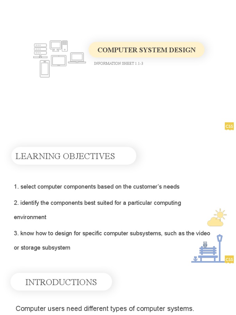 1.1-3 Computer System Design | PDF | Workstation | Virtualization