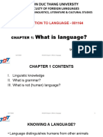 Chapter 1 What Is Language
