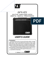Crate GFX-65 Manual
