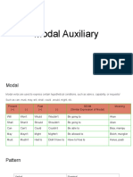 Modal Auxiliary 2