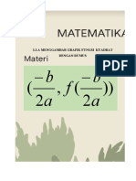 3.3 B Grafik Fungsi Kuadrat Dengan Rumus