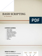 Bash Scripting Notes