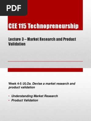 Lecture 3 Market Research