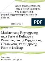 Organikong Pagsugpo NG Peste at Kulisap