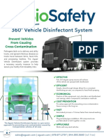 Biosafety Vehicle Disinfect Flyers