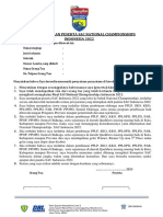 Surat Pernyataan Peserta SAC National Championships Indonesia 2022