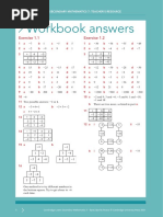 Cambridge Year 7 Math Learner Book Answers | PDF