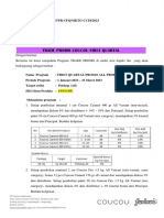 016 - TPR Coucou First Quartal Program